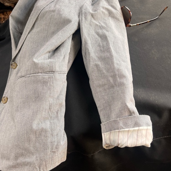 J Crew Ludlow Seersucker Blazer 36S - Picture 9 of 11